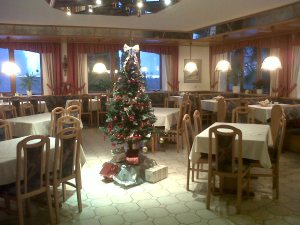 Our cheery dining room