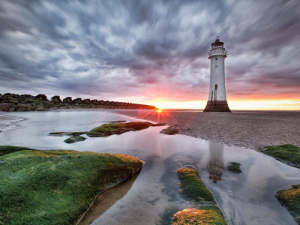 Lighthouse on the coast